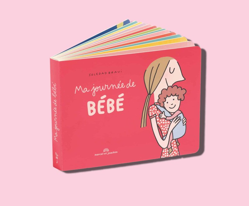 Livre Ma Journée De Bébé Marcel et Joachim produit face