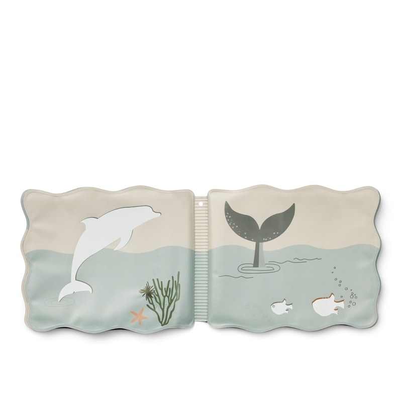 Livre d'eau magique Waylon Sea creature / Sandy Liewood ouvert