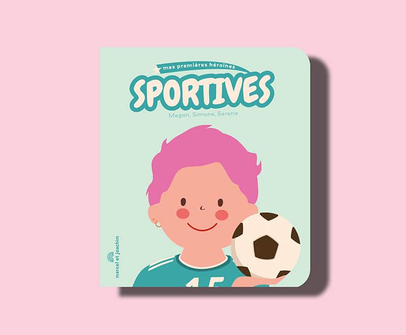 Livre Mes premières héroïnes - Sportives Marcel et Joachim Couverture