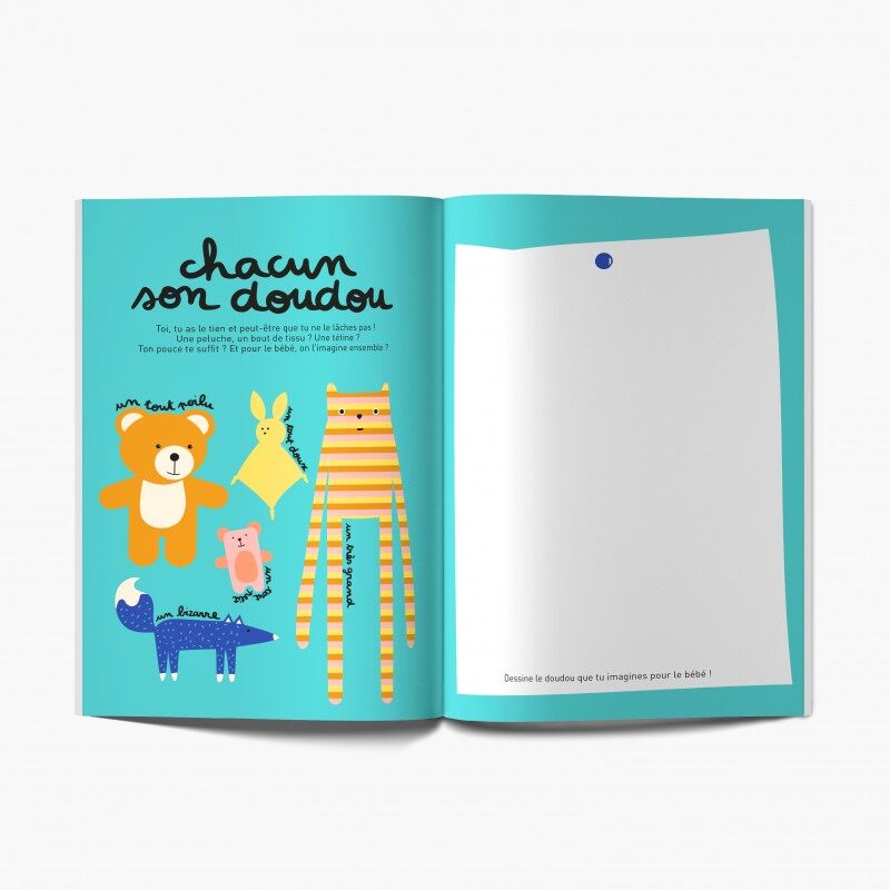 Livre à remplir Bientôt grand frère bientôt grande soeur Minus Edtions doudou