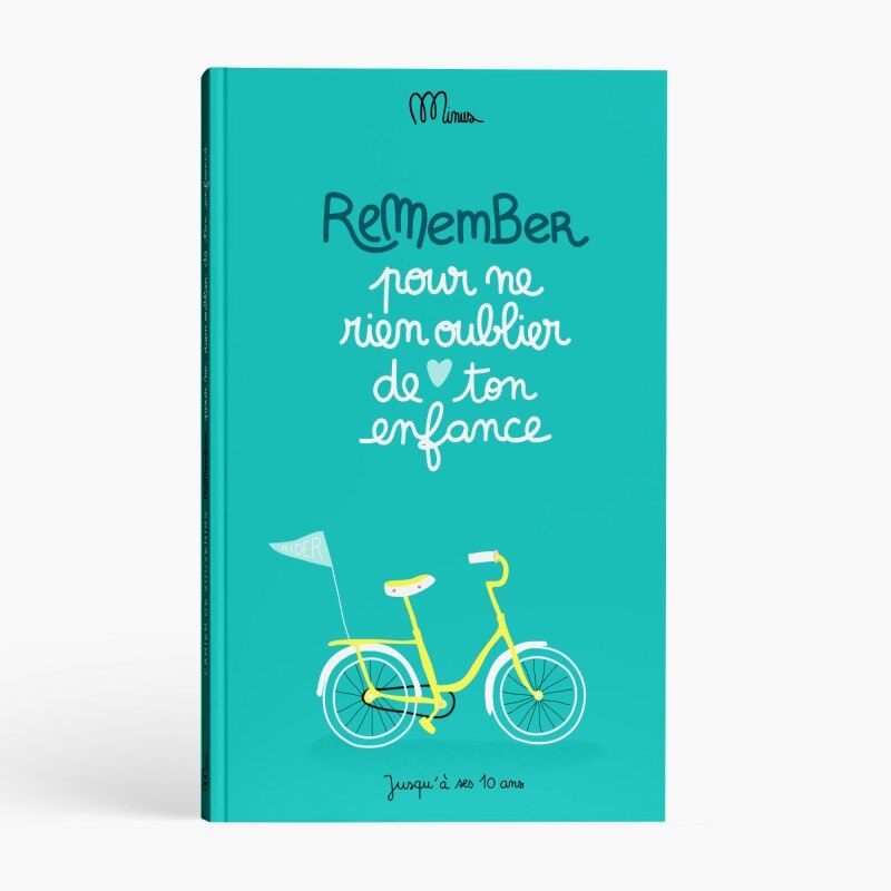Livre à remplir Pour ne rien oublier de ton enfance Minus Editions produit face