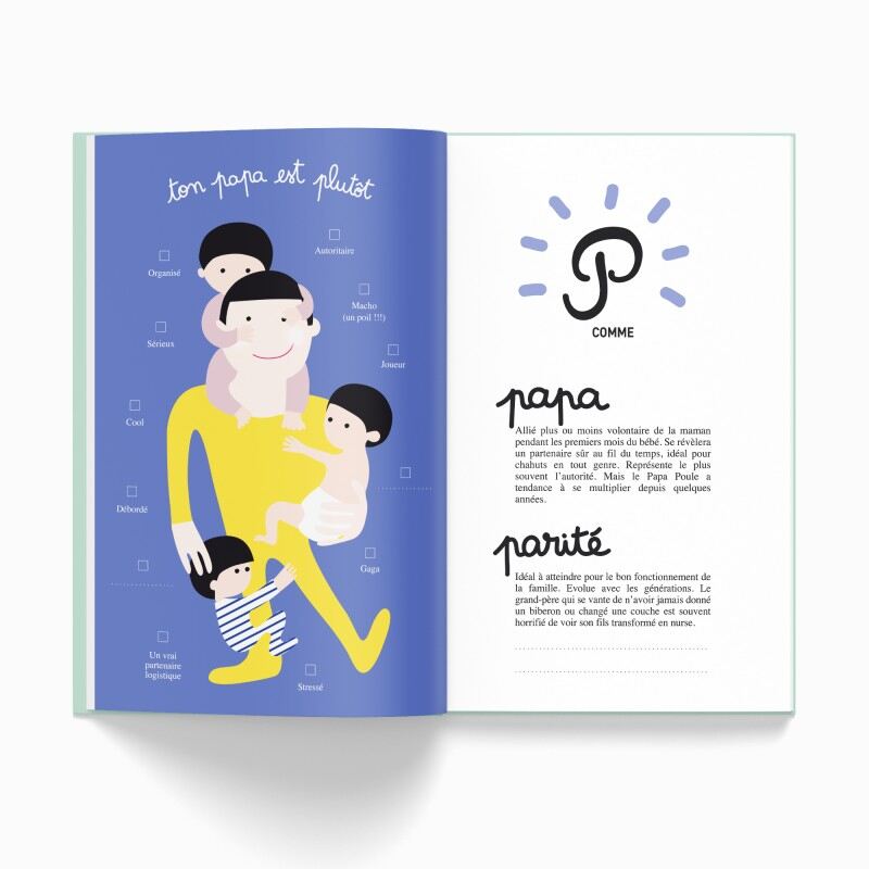 Livre à remplir Ta 1ère année de A à Z Minus Editions papa