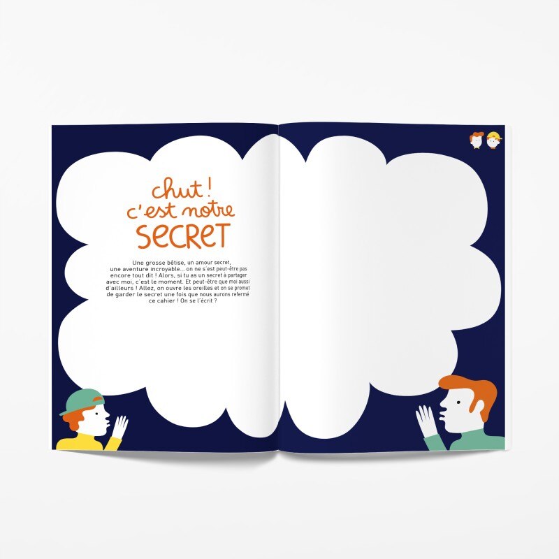 Livre à remplir Tel père, tel fils Minus Edtions secret