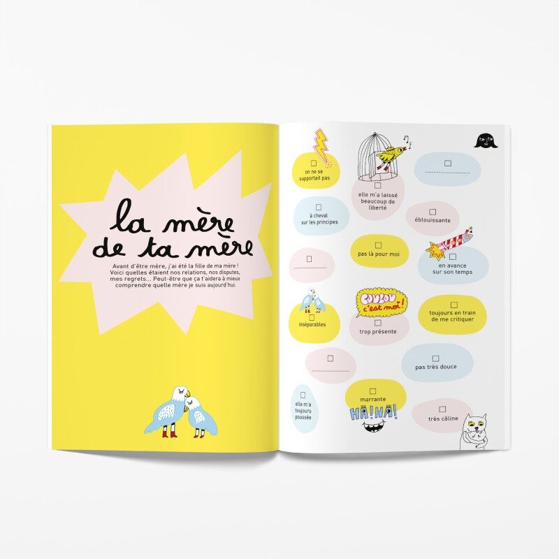 Livre à remplir Telle mère, telle fille Minus Editions mere