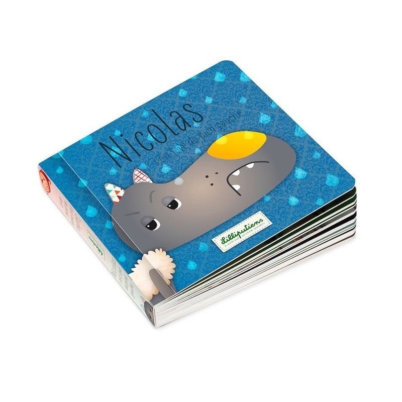 Livre réversible Nicolas s'est levé du pied gauche Lilliputiens 1