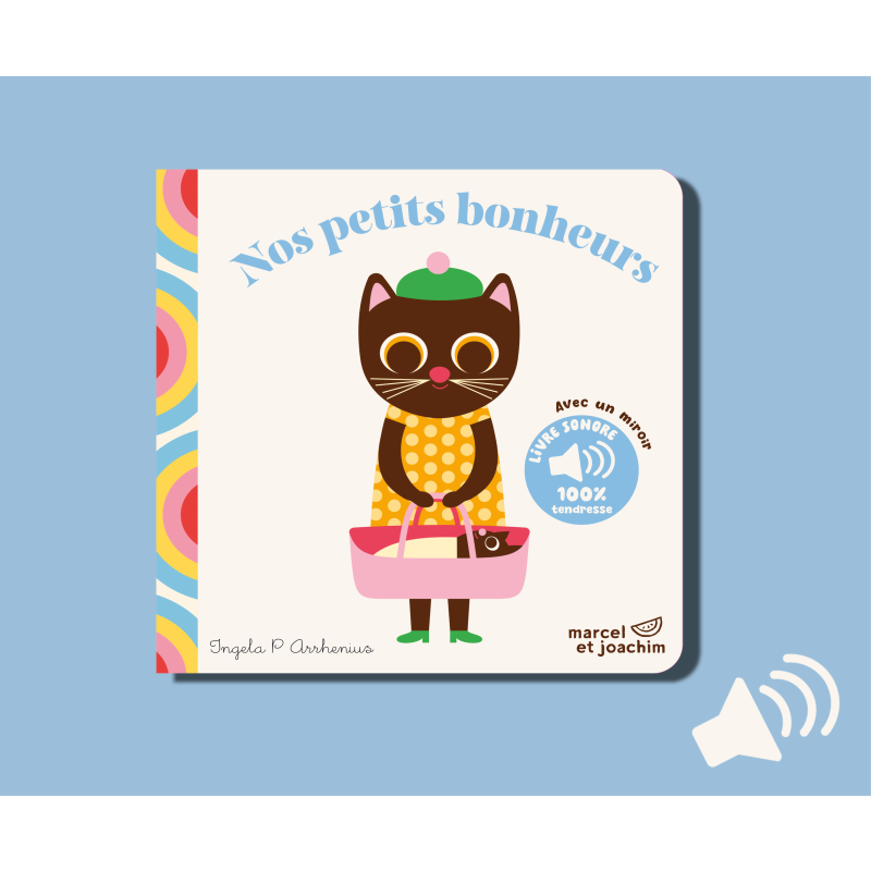 Livre sonore Nos petits bonheurs marcel et joachim produit face