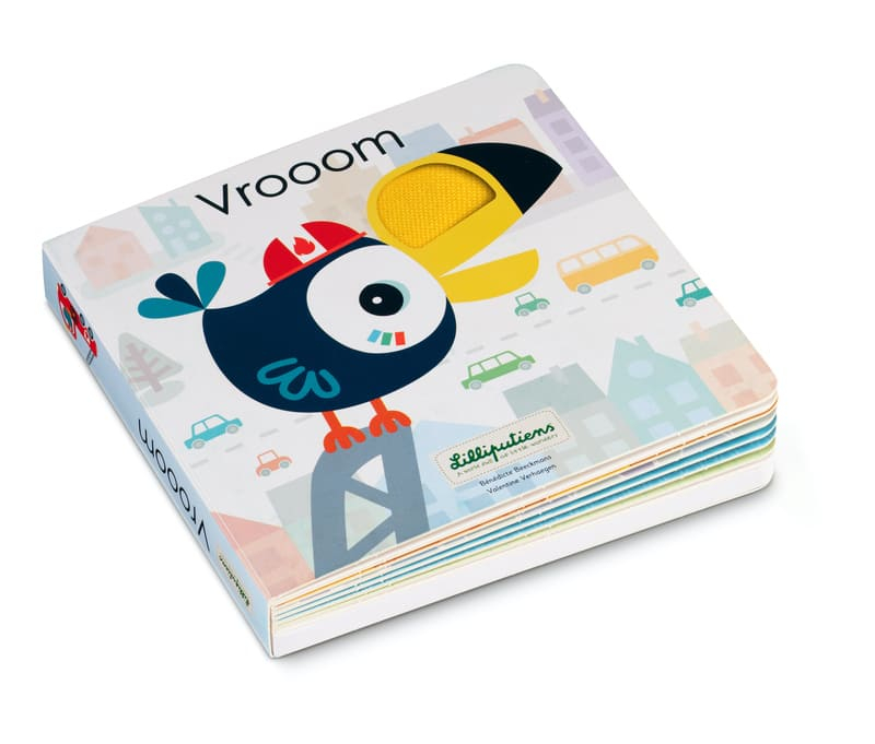 Livre sonore et tactile Vrooom Lilliputiens Produit