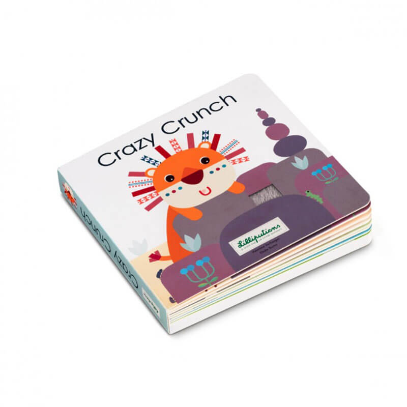 Livre tactile et sonore Crazy Crunch Lilliputiens