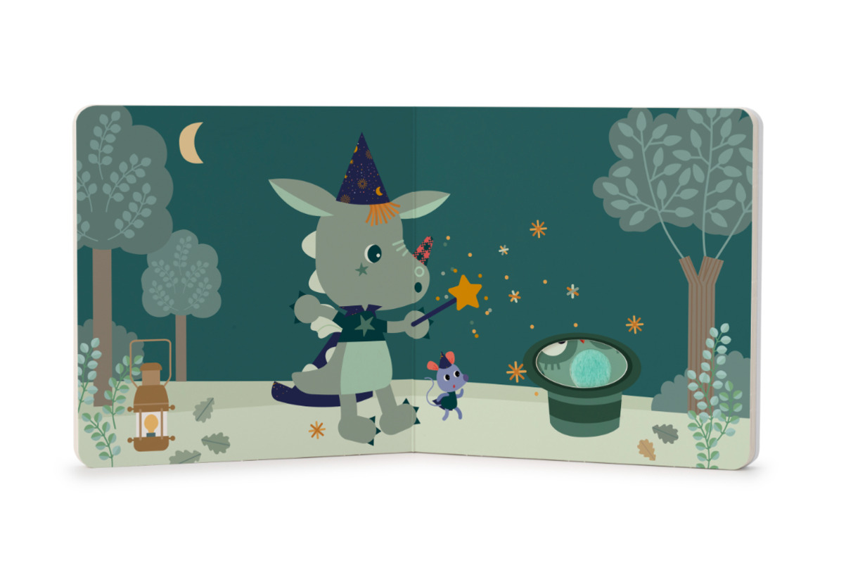 Livre tactile et sonore Happy Forest Lilliputiens page 4