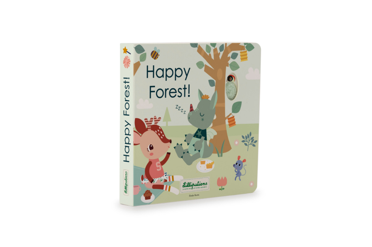 Livre tactile et sonore Happy Forest Lilliputiens