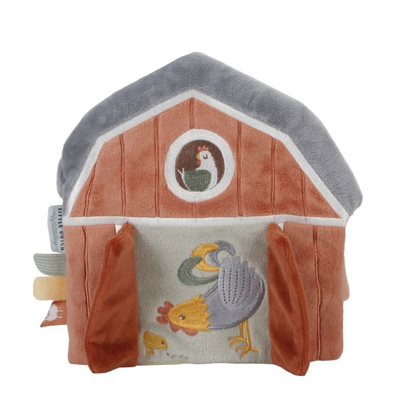 Livre tissu d'activités Little Farm Little Dutch couverture ouverte