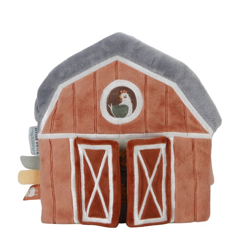 Livre tissu d'activités Little Farm Little Dutch couverture femrée