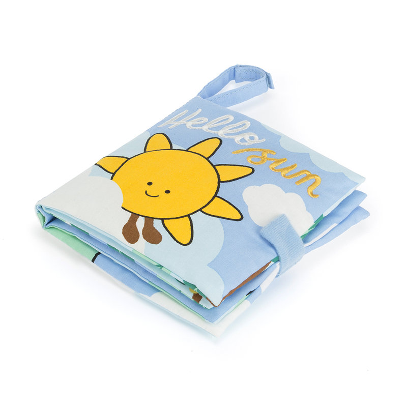 Livre en tissu Hello Sun Jellycat côté 