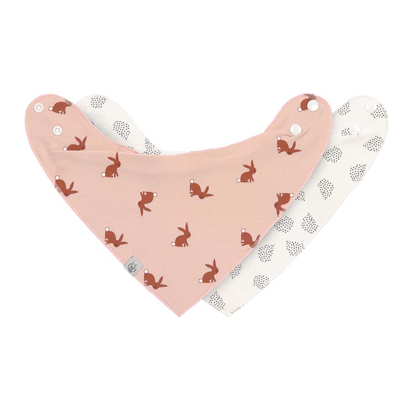 Lot de 2 bavoirs bandanas avec col bénitier Lässig