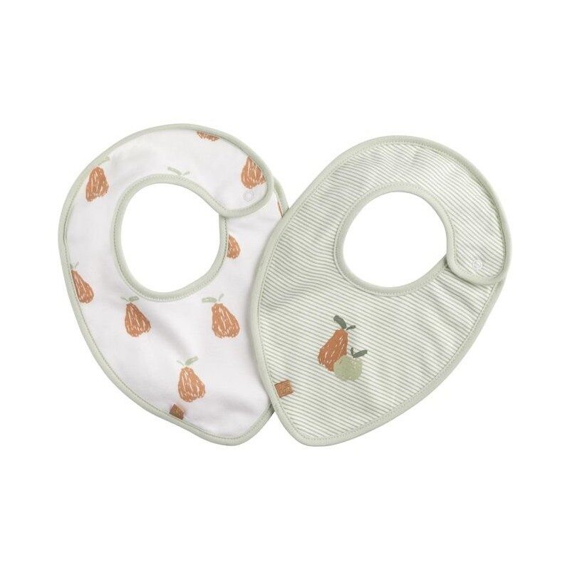 Lot de 2 Bavoirs Botanica Sauthon produit face