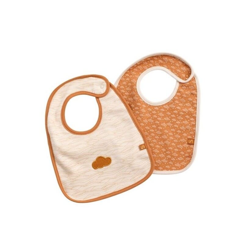 Lot de 2 Bavoirs Orsino Sauthon produit face