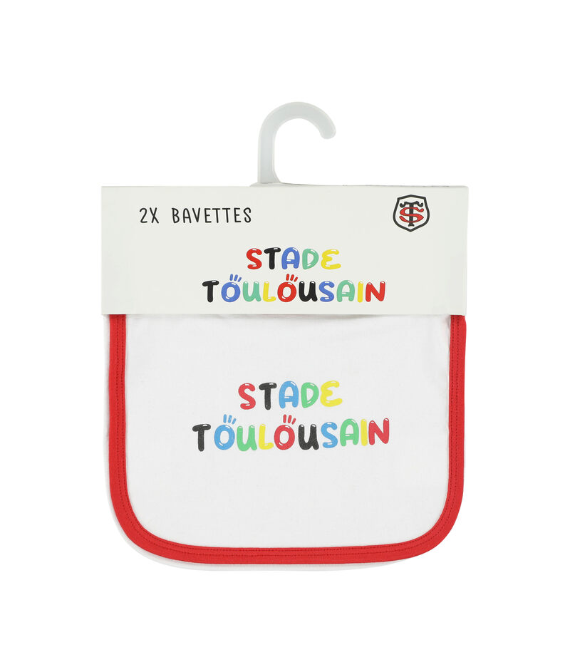 Lot de 2 bavoirs Stade Toulousain multicolore Stade Toulousain package