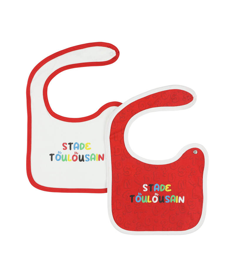 Lot de 2 bavoirs Stade Toulousain multicolore Stade Toulousain produit face