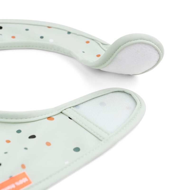Lot de 2 Bavoirs velcro Croco Vert Done by Deer scratch