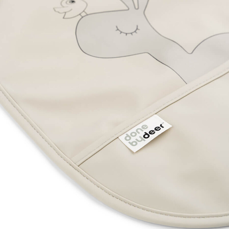 Lot de 2 Bavoirs velcro Lalee Sable Done by Deer zoom