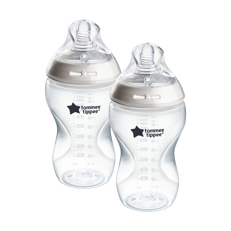Lot de 2 biberons Natural Start 340ml Tommee Tippee produit face