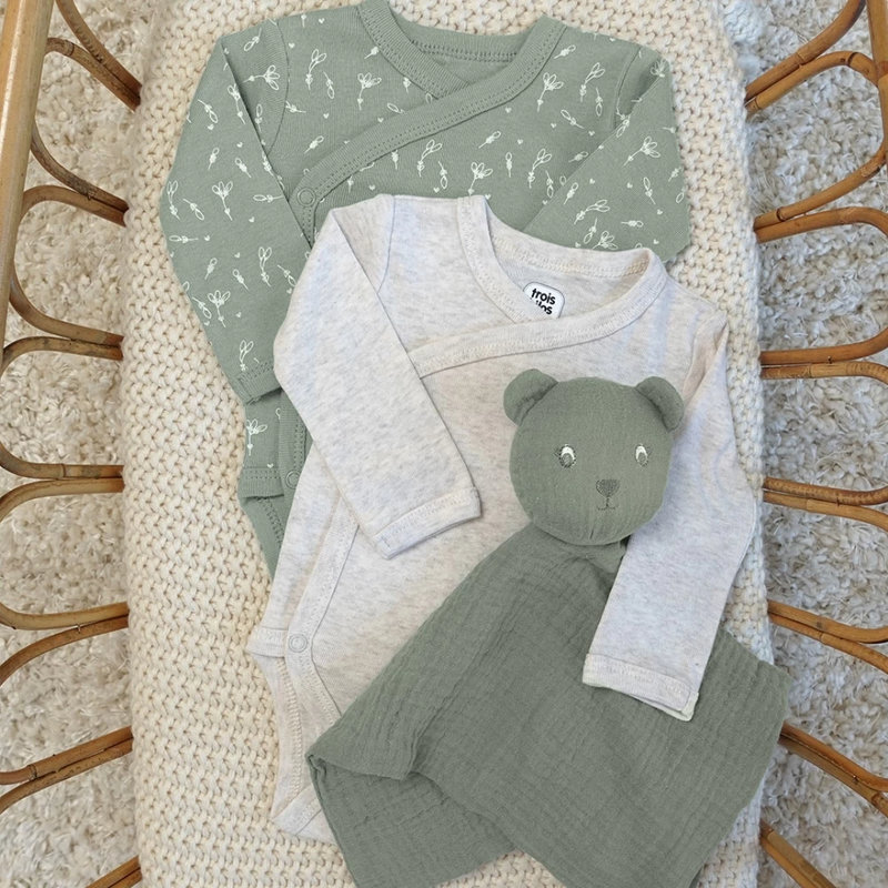 Lot de 2 Body Epis de blés Beige et Vert Olive 3m lot lifestyle 1