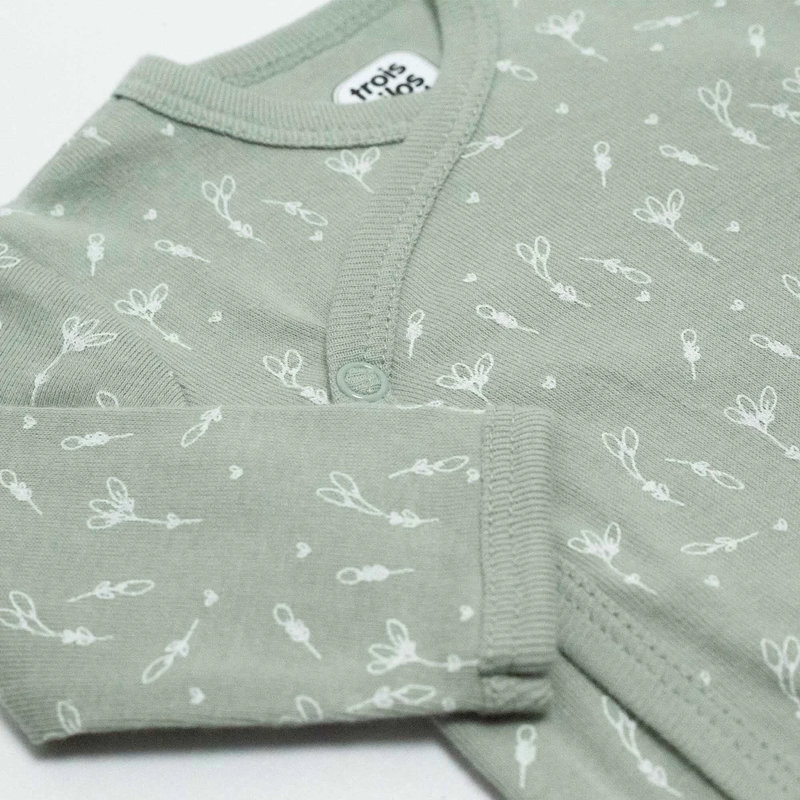 Lot de 2 Body Epis de blés Beige et Vert Olive 3m vert zoomé