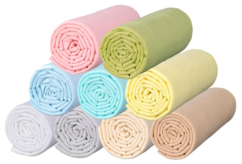 Lot 2 draps housse coton Bio Blanc Ptit Basile 3