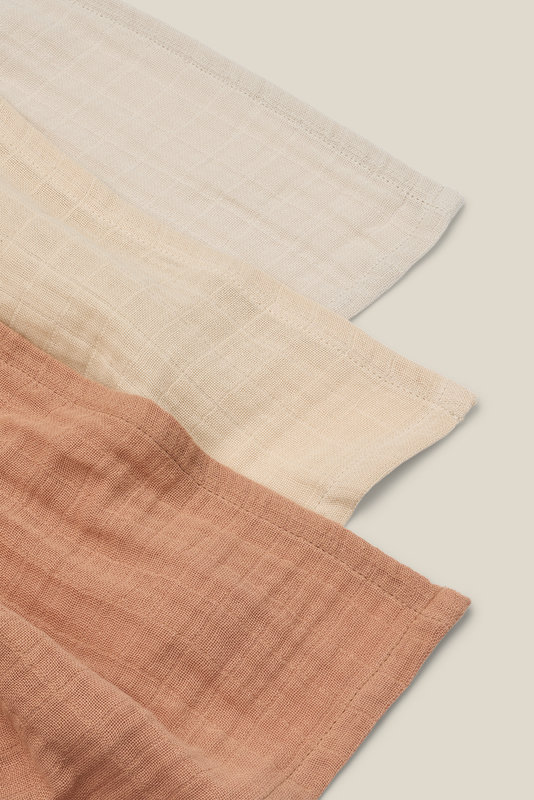 Lot de 2 langes en mousseline Lewis Tuscany rose mix Liewood zoom