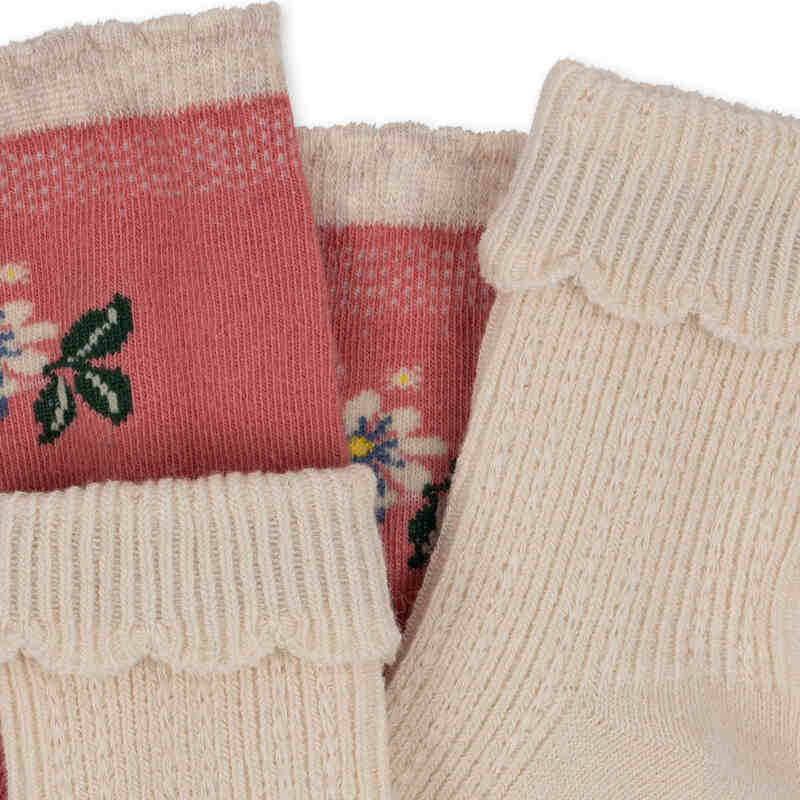 Lot de 2 paire de chaussettes Jacquard Pointelle 29-32 Konges Slojd zoom