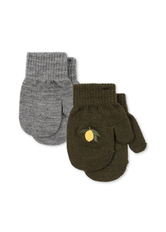 Lot de 2 paires de moufles Kombu Green Konges Slojd produit