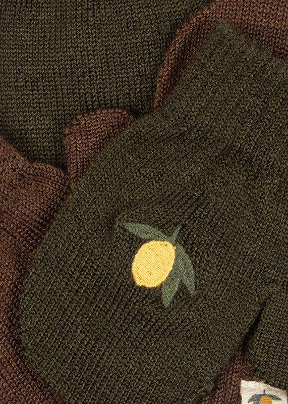 Lot de 2 paires de moufles Kombu Green Konges Slojd zoom