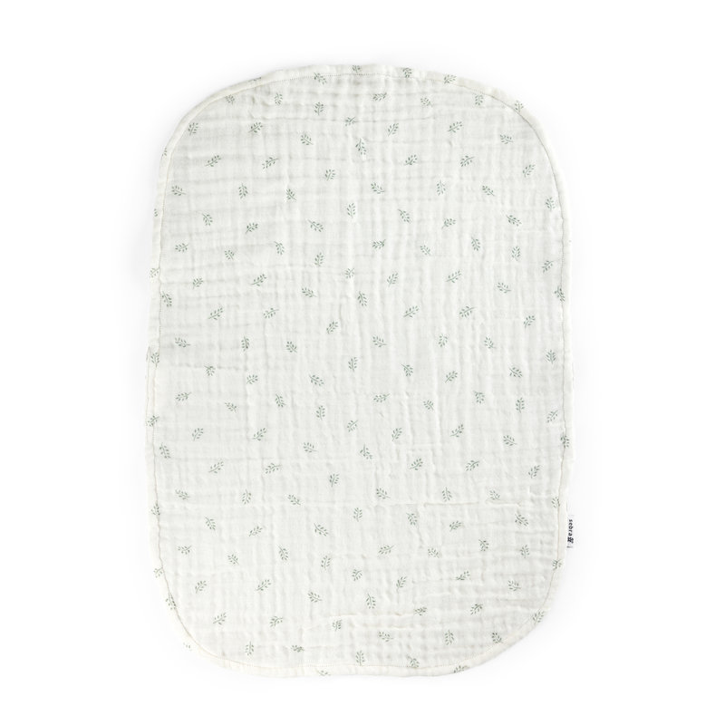 Lot de 2 serviettes réversibles pour matelas à langer en mousseline, Sophora Sebra recto