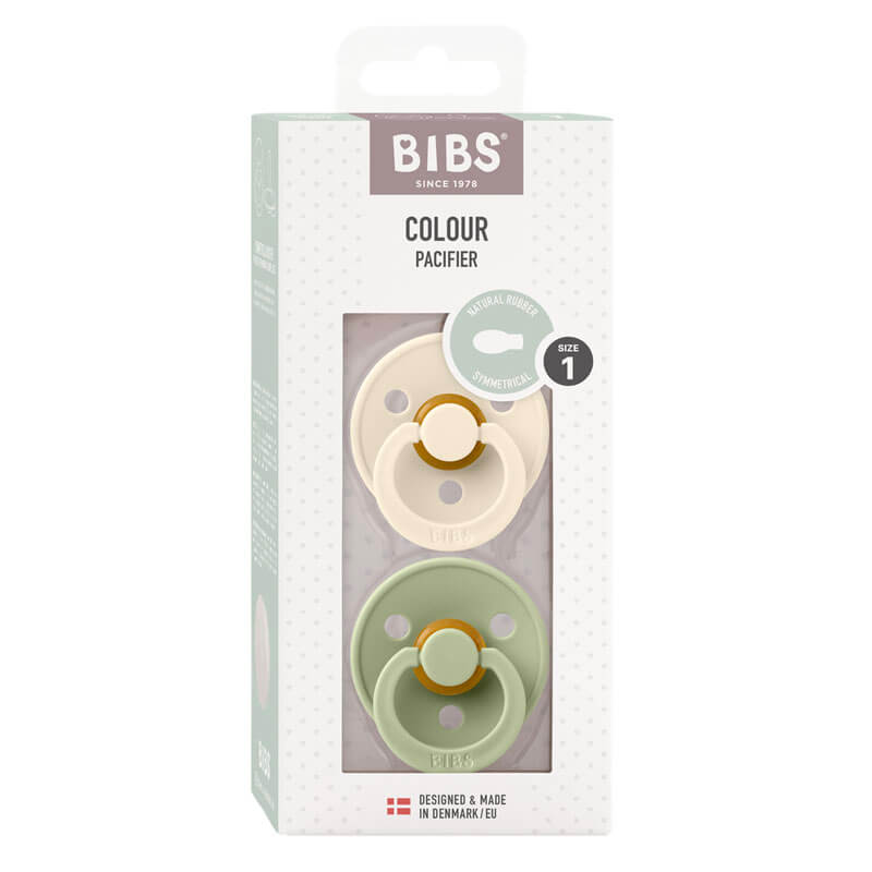 Lot de 2 sucettes Bibs Colour Taille 1 Bibs - Bambinou