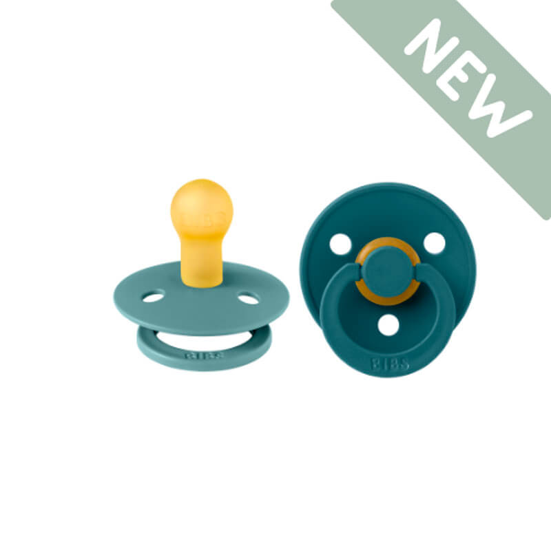 Lot de 2 sucettes Bibs Colour Taille 1 Island Sea/Forest Lake Bibs