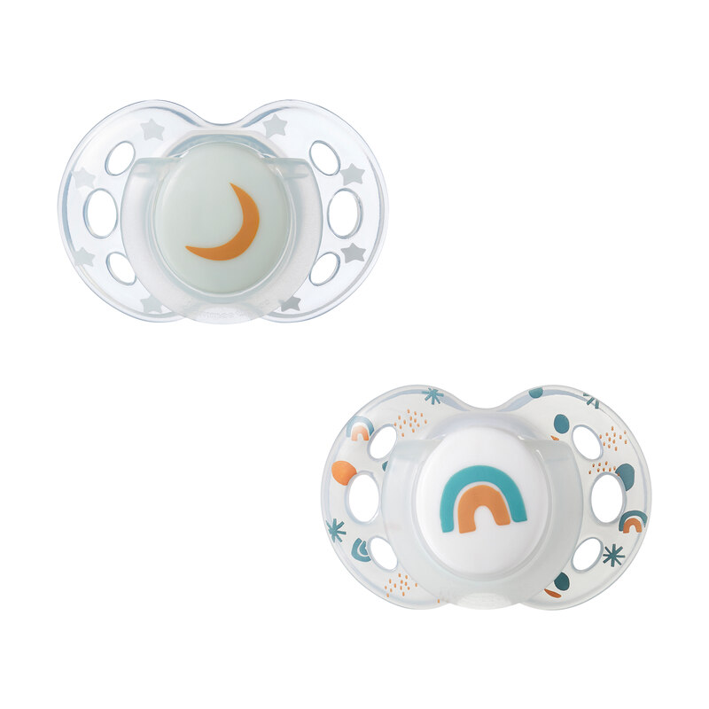 Sucette 0-6 mois Closer to nature TOMMEE TIPPEE : le lot de 2 sucettes à  Prix Carrefour