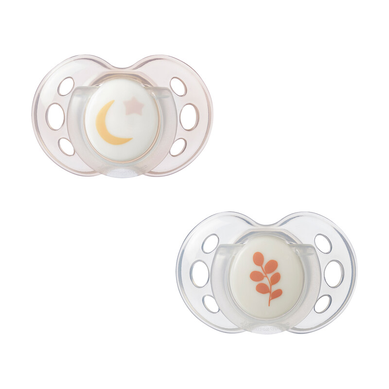 Lot de 2 sucettes Classique 0-6 mois Aléatoire de Tommee Tippee