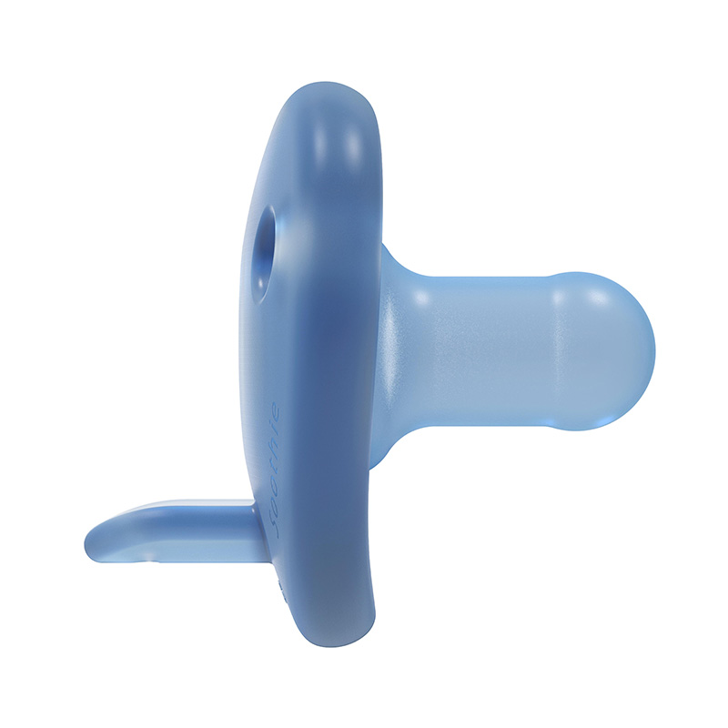 Lot de 2 sucettes nouveau-né soothie cœur Bleu clair/Bleu Philips Avent profil