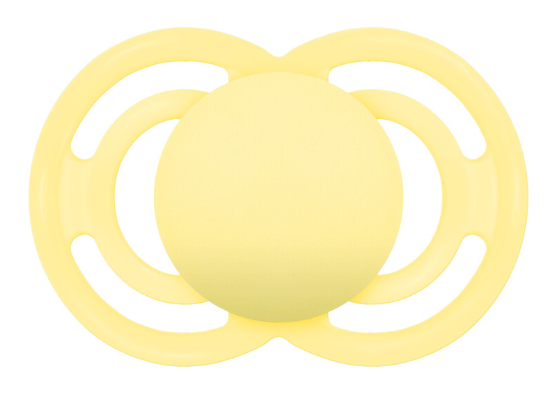 Lot de 2 sucettes en silicone + boîte de stérilisation Perfect Tendance Mam jaune