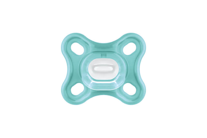 Lot de 2 Sucettes en silicone Comfort 0m+ Bleu Mam bleu clair