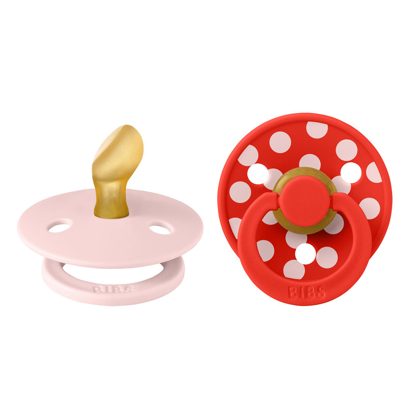 Lot de 2 sucettes Studio Polka Caoutchouc Naturel T1 Blossom/Candy Apple Bibs produits