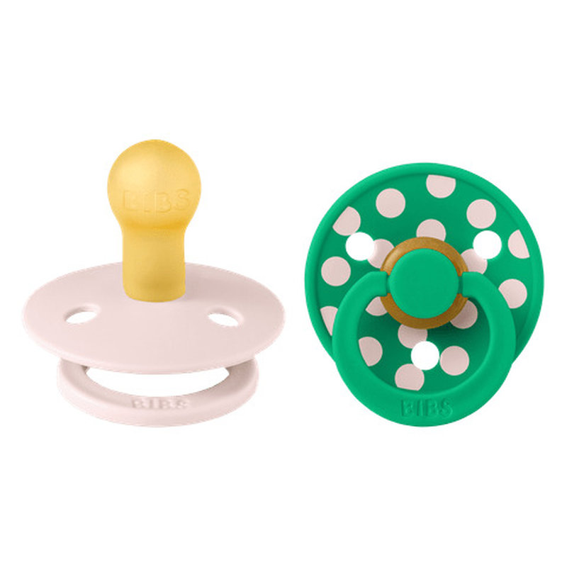 Lot de 2 sucettes Studio Polka Caoutchouc Naturel T1 Petal/Cactus Bibs produits