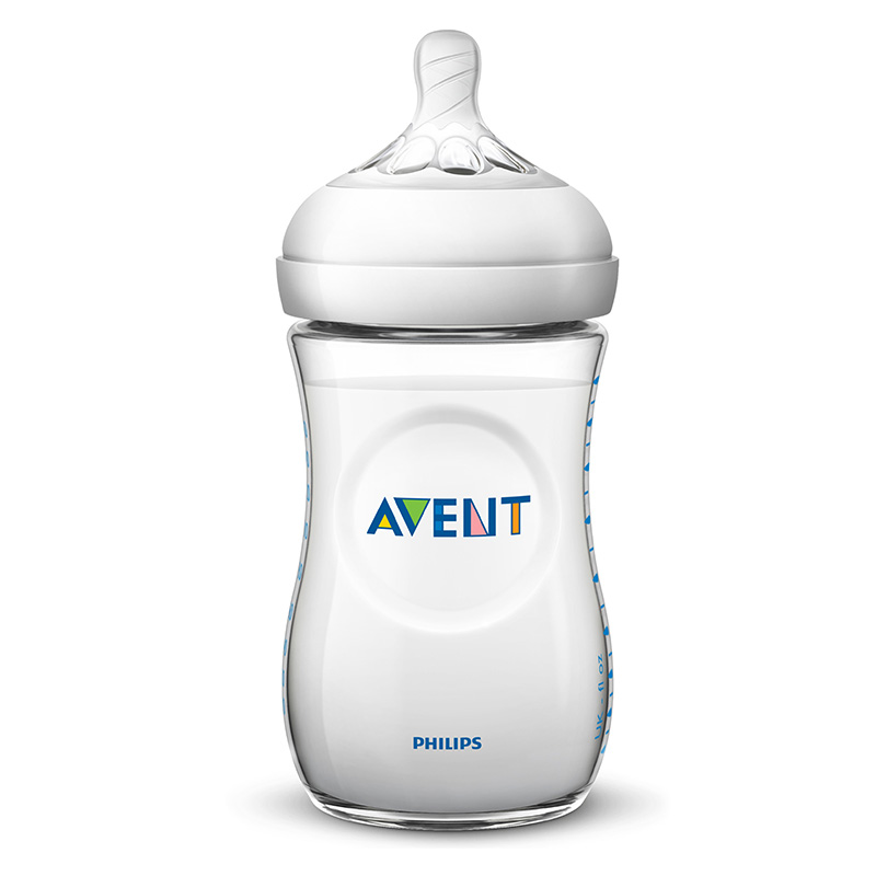 Philips Avent -Tétine Naturelle Débit moyen3 mois et plus 