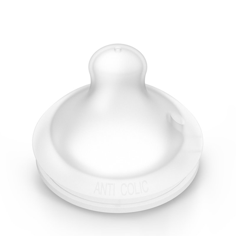 Lot de 2 tétines pour biberons Sxpro Débit S 0M+ Suavinex profil haut