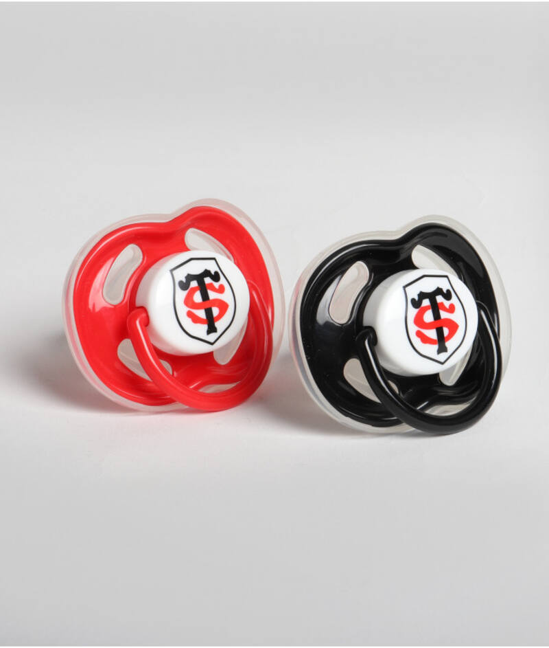 Lot de 2 tétines Stade Toulousain produit face