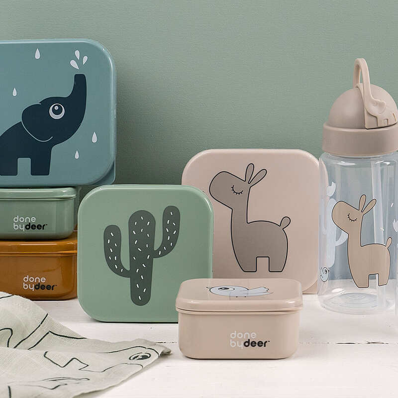 Lot de 3 Boîtes à goûter Lalee Sable mixte Done by Deer lifestyle