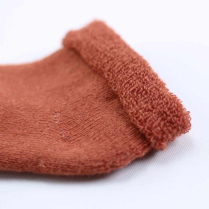 Lot 3 Paires De Chaussettes 0-6m Terracotta/Ecru/Camel terracotta