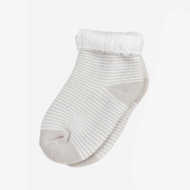 Lot 3 Paires De Chaussettes 0-3m beige Trois Kilos Sept paire 1
