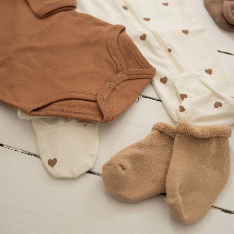 Lot 3 Paires de Chaussettes 0-6m Brun Trois Kilos Sept lifestyle 4