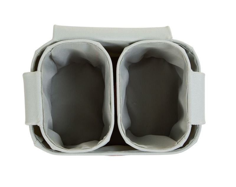 Lot de 3 paniers de rangement à suspendre Gris Clair Childhome Intérieur